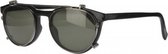 Icon Eyewear NTB350 Figo Clip-On Zonneleesbril +1.00 - Glanzend zwart