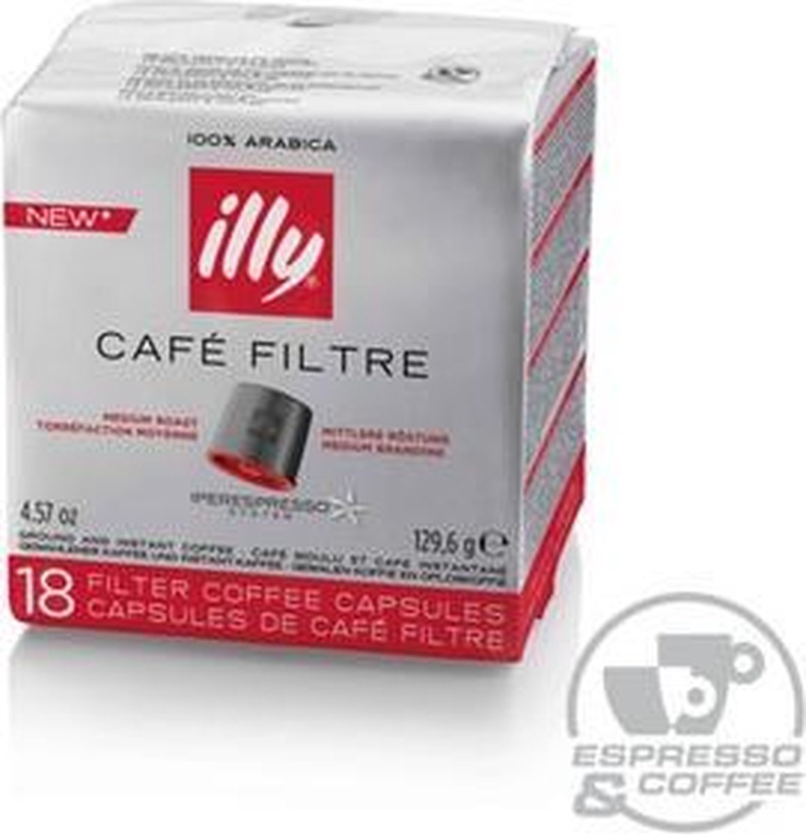 Illy Filter capsules normaal - 1 x 18 stuks - illy
