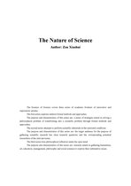 The Nature of Science （科学的本质）