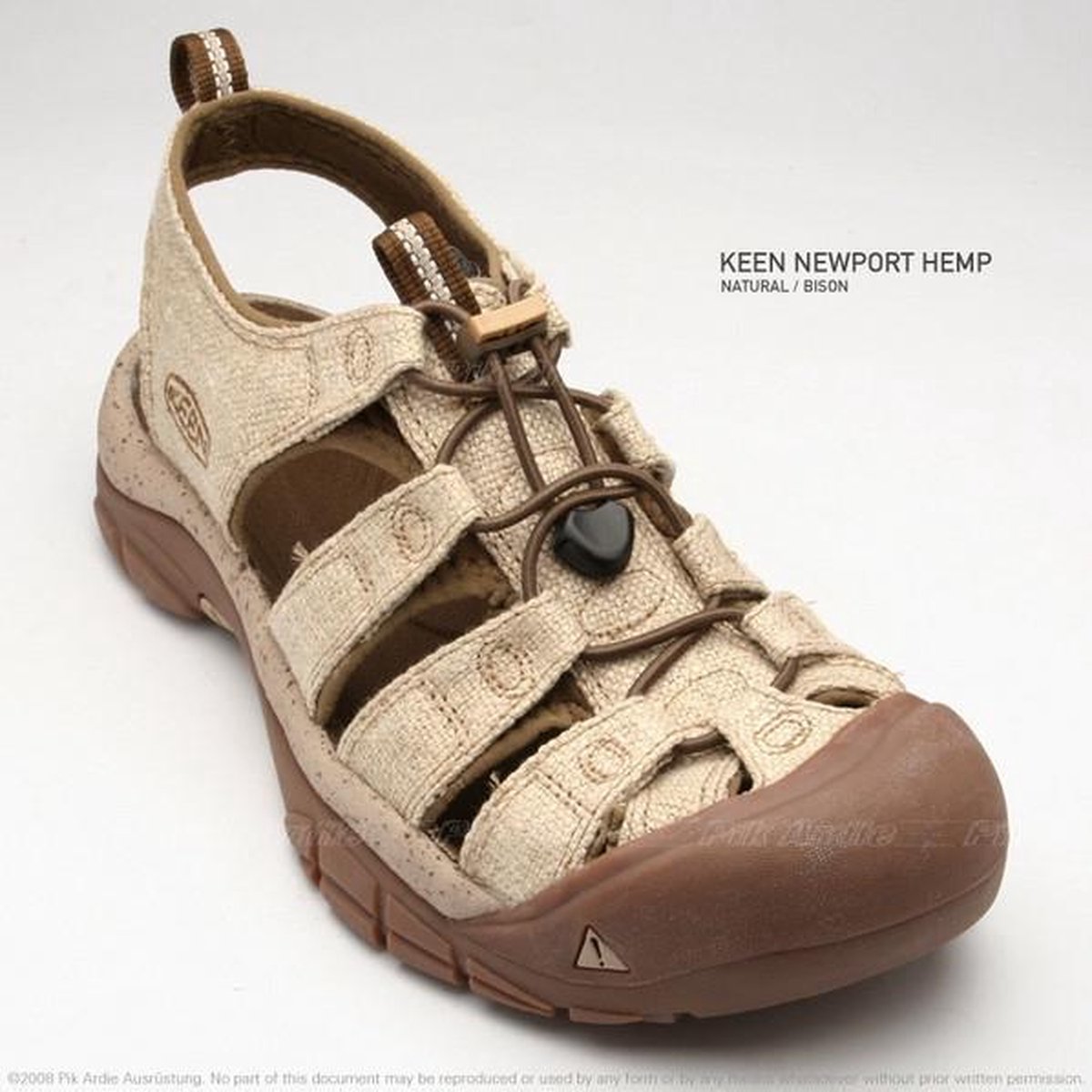 Heren sandalen | Keen mens newport hemp | Beige maat 45 | bol.com