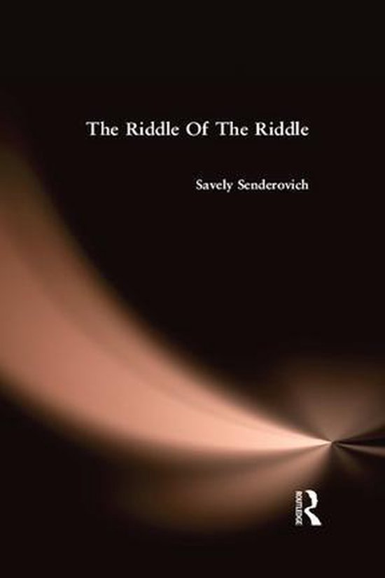 Riddle Of The Riddle - cover