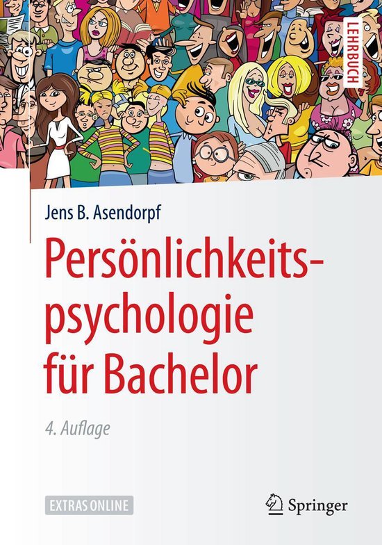 Springer-Lehrbuch - Persönlichkeitspsychologie für Bachelo ... - cover