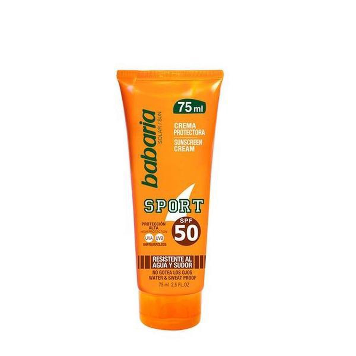 Zonnebrand crème Sport Babaria SPF50 75 ml
