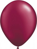 Ballonnen donkerrood 50 stuks
