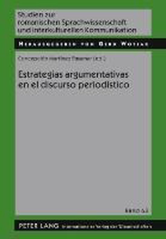 Estrategias argumentativas en el discurso periodístico - cover