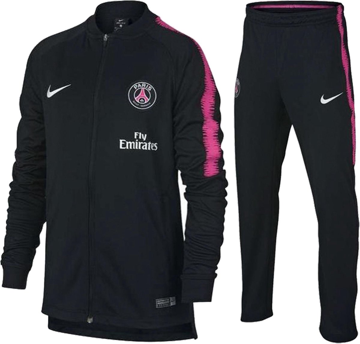 Nike Dry PSG Trainingspak casual - M - Mannen - zwart/roze | bol.com