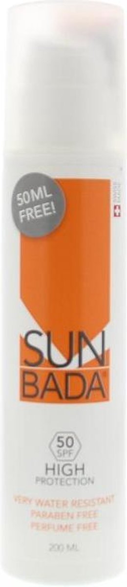 Sunbada SPF 50 - 200 ml - Zonnecreme