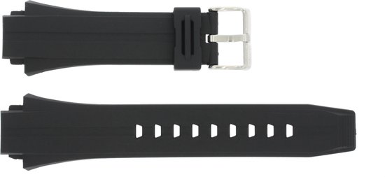 Horlogeband Calypso K5627 2 K5607 K5586 Kunststof Plastic Zwart 20mm bol
