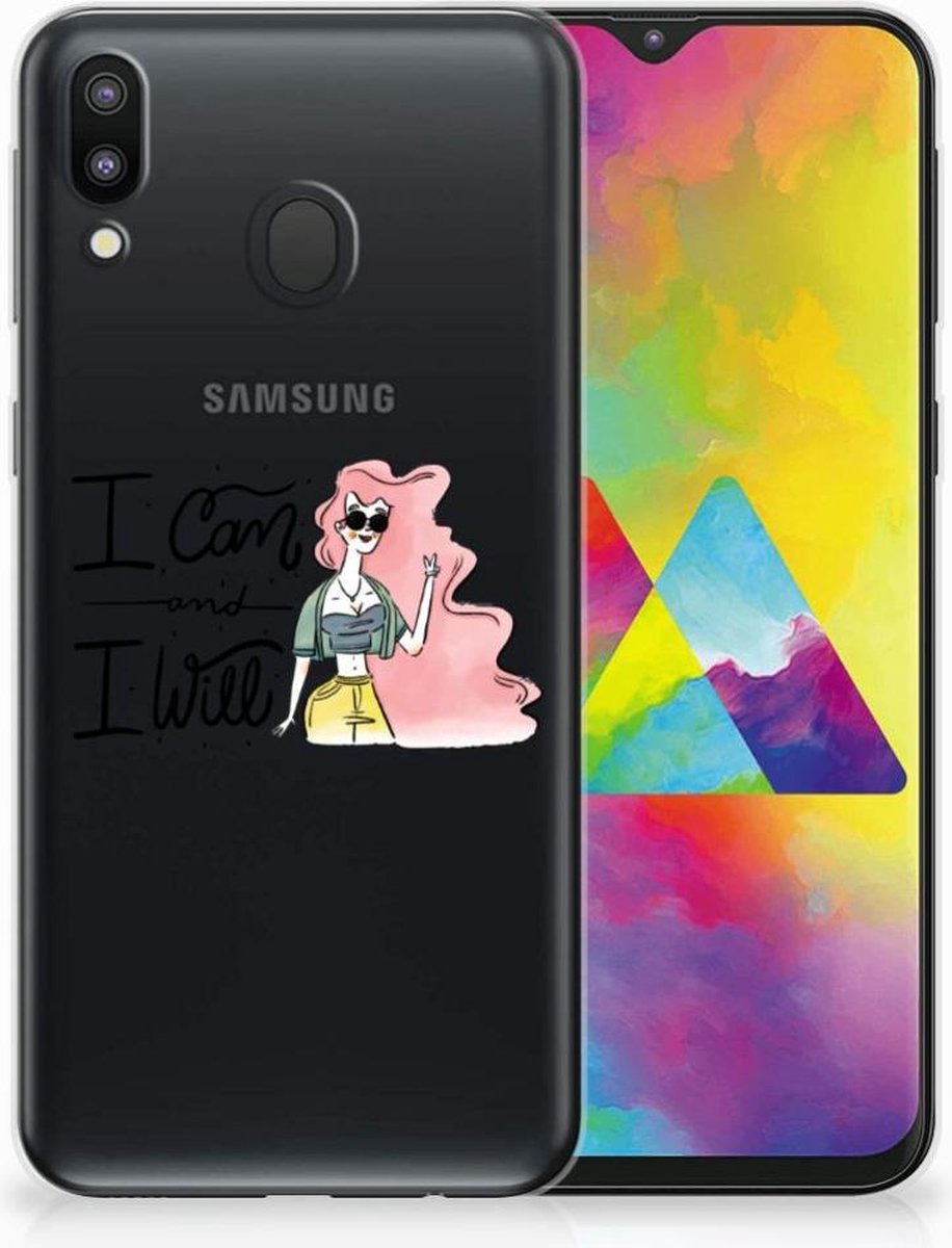 Samsung Galaxy M20 (Power) Telefoonhoesje met Naam i Can