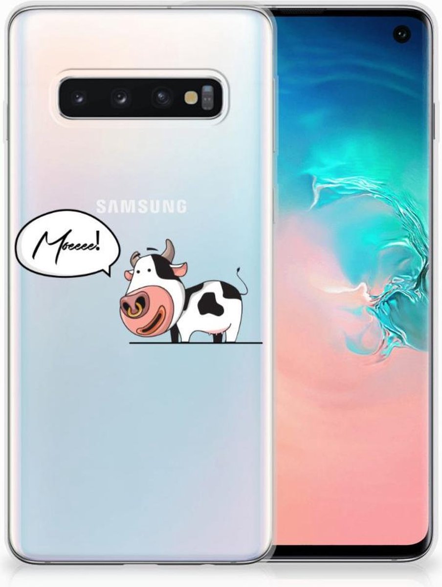 Samsung Galaxy S10 Telefoonhoesje met Naam Cheeky Cow