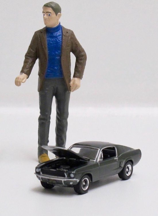 1/18 Steve Mcqueen Le Mans VERY RARE! figure for 1:18 Autoart Porsche