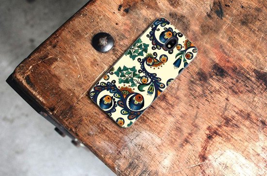 Siliconen Hoesje Samsung Galaxy J7 2017 | J7 Pro Barok Flower
