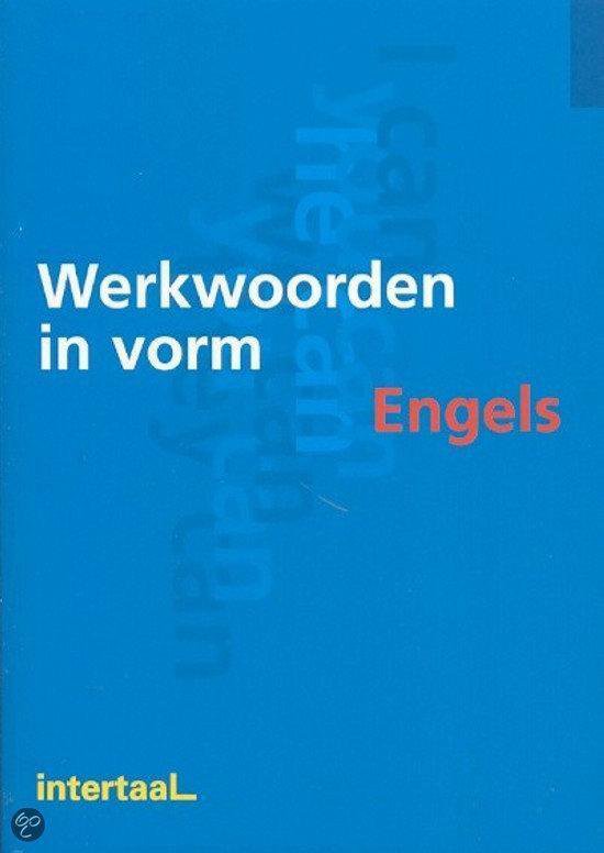 Werkwoorden in vorm - Engels - cover