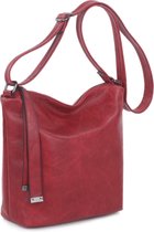 Ines Delaure crossbody tas rood
