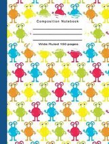 Composition Notebook Wide Ruled 150 Pages