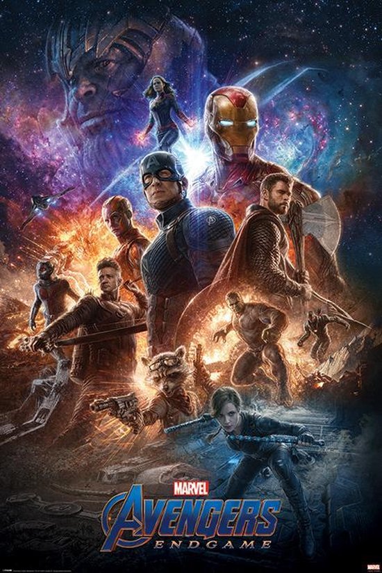 Affiche Avengers Endgame 61X91.5cm