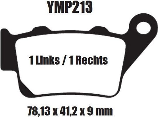 Cyleto Voorremblokken voor CB500 CB 500 1997 1998 1999 2000 2001 2002