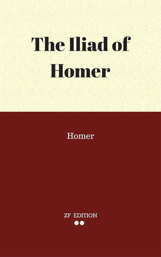 The Iliad of Homer - cover