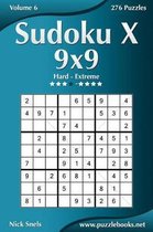 Sudoku X- Sudoku X 9x9 - Hard to Extreme - Volume 6 - 276 Puzzles