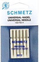 Schmetz machinenaalden universeel 5 stuks  130/705 H  80/12