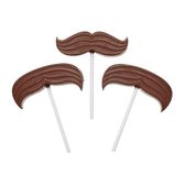 Kitchen Craft Chocolademal Snor Lollies (6x)