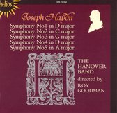 Haydn: Symphonies nos 1-5 / Roy Goodman, Hanover Band