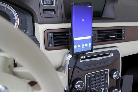 pijp Menagerry Anoi BRODIT Actieve Houder met Autolader en USB voor Samsung Galaxy S8 Plus (SM-G955)  | bol.com