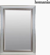 Spiegel Synthetische hars Afgeschuind glas Zilver (80 x 4 x 110 cm) by Homania