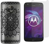 MP Case screenprotector + Gratis Tribal back cover voor Motorola Moto X4