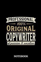 Professional Original Copywriter Notebook of Passion and Vocation