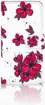 Bookcase Huawei P30 Lite Design Blossom Red