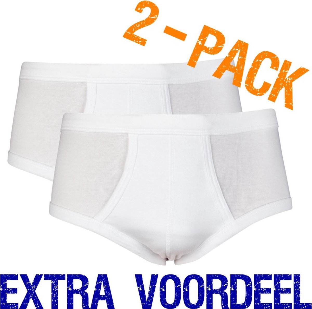 Beeren heren slip - maat S - 2-pack - wit