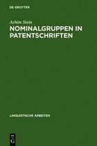 Linguistische Arbeiten- Nominalgruppen in Patentschriften