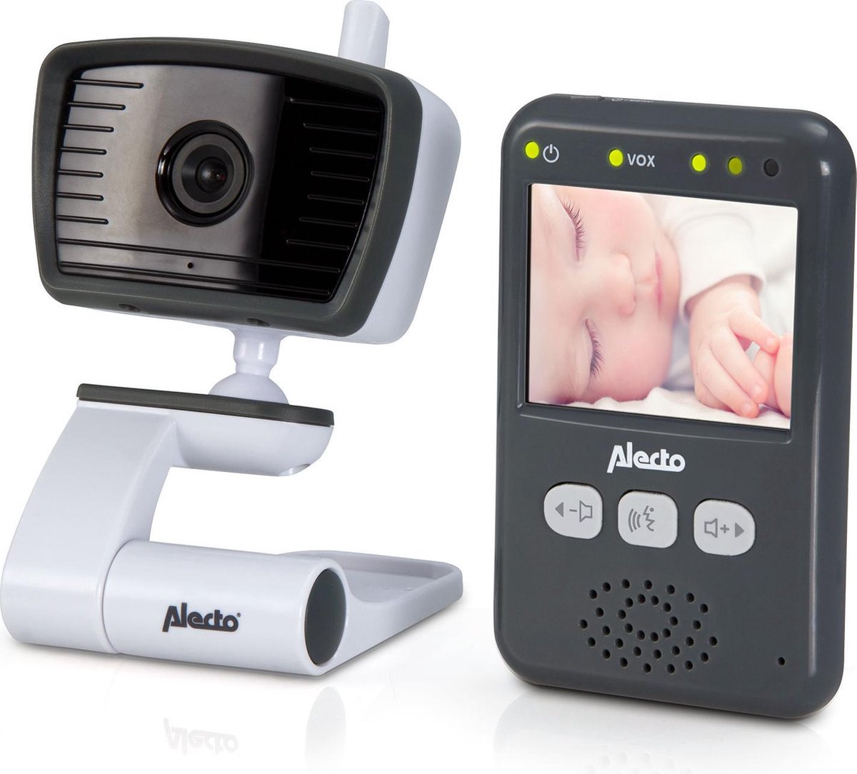 أعرف قانون الحكومة النحت  Alecto DVM-55 Babyfoon met camera - Wit/Antraciet | bol.com