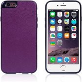 TPU/PU Leren Softcase iPhone 6(s) plus - Paars