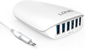 LDNIO Oplader  A6573 - 6 USB Poorten - 5.4A - Wit