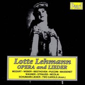 Lotte Lehmann - Opera and Lieder