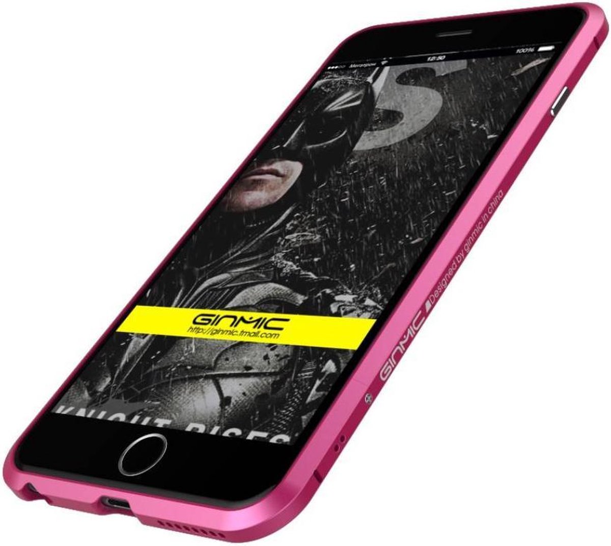 Ginmic Aluminium Bumper iPhone 6(s) plus - Roze