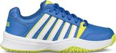 K•Swiss COURT SMASH OMNI - STRONG BLUE/NEON CITRON - Tennisschoenen