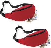 2 x Bagbase Sport Heuptas Rood 2.5 Liter