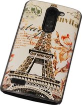 3D Hardcase met Diamant L Bello D335 Parijs - Back Cover Case Bumper Hoesje