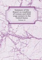Summary of the Report on condition of woman and child wage earners in the United States Volume 24