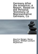 Germany After the Armistice; A Report, Based on the Personal Testimony of Representative Germans, Co