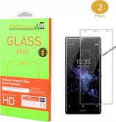 DrPhone 2x Sony XZ2 Glas - Glazen Screen protector - Tempered Glass 2.5D 9H (0.26mm)