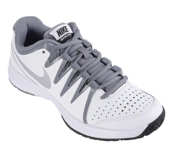 Nike Vapor Court - Tennisschoenen - Vrouwen - Maat 42.5 - Wit/Grijs |  bol.com