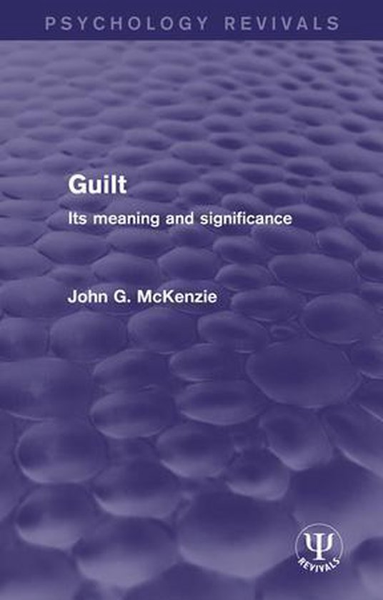 Psychology Revivals - Guilt - cover
