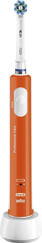 Naar boven Geef rechten Verrast zijn Oral-B PRO 600 CrossAction - Elektrische Tandenborstel - Orange edition |  bol.com