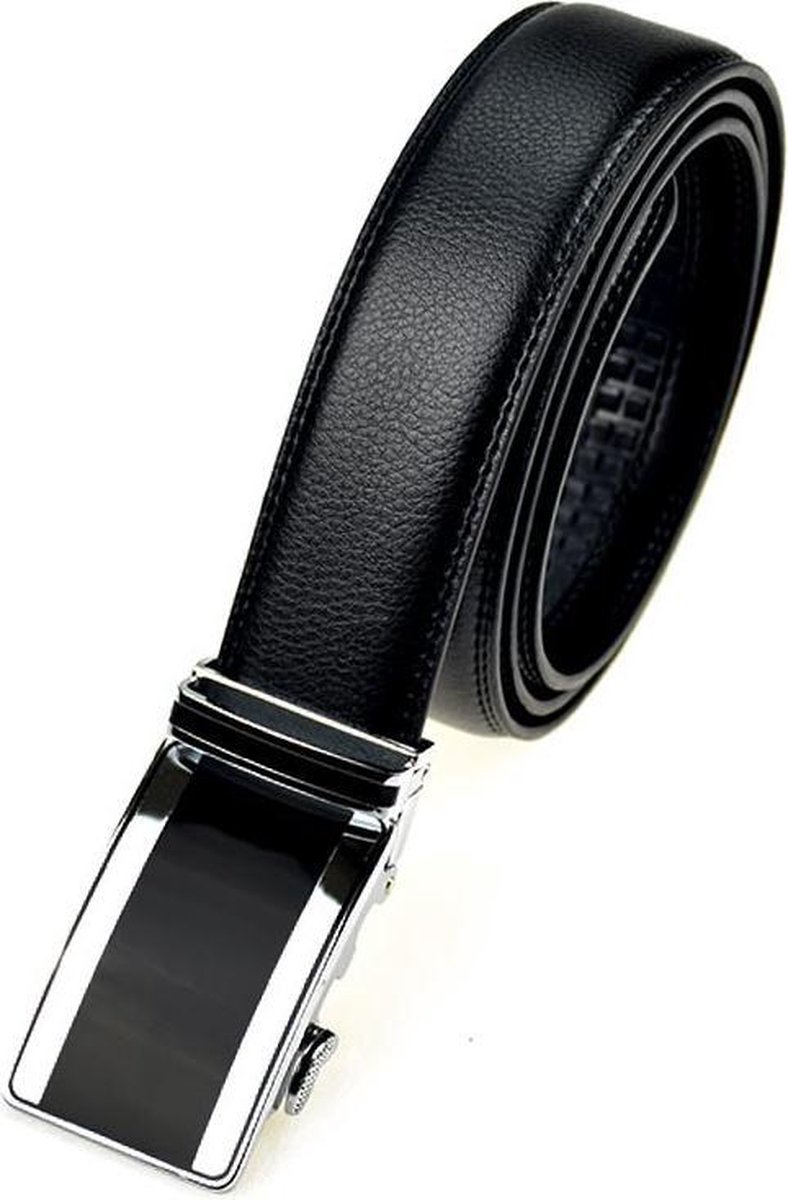 Cognac Elegance Leren Riem - Automatische Gesp - Herenmode Accessoire