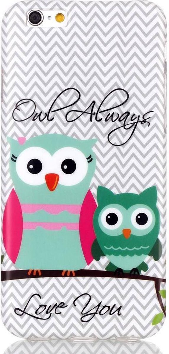 TPU Softcase iPhone 6(s) - Owl Always Love You