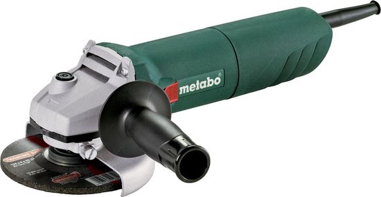 Metabo W 1100-125 Haakse slijper - 1100 Watt - Ø-slijpschijf 125 mm | bol.com